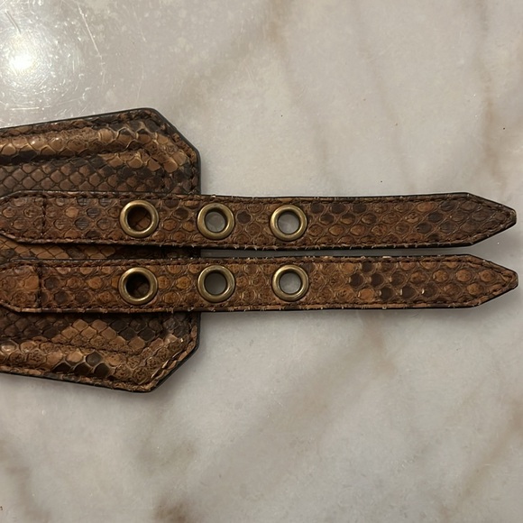 Burberry Prorsum Runway Python Snakeskin Waist Belt - Size 26/65 - Picture 7 of 7